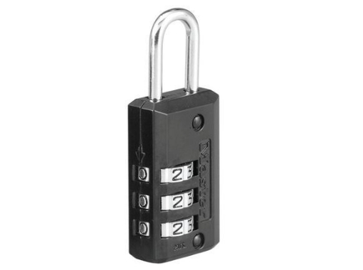 Picture of MASTER LOCK SET YOUR OWN COMBINATION PADLOCK 20MM x 22MM SHACKLE BLACK
