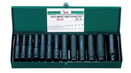 Picture of Hans 1/2 DR. Deep Impact Socket Set 13 Pcs. - Inches Size