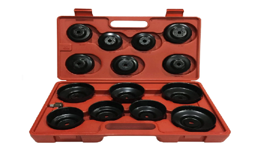 Picture of Licota 3/4” Drive Cup-Type Oil Filter Wrench Set (Black), ATA-0291