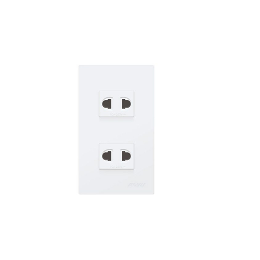 Picture of Royu 2 Gang Universal Outlet Set  WD113