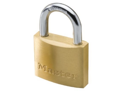 Picture of Master Lock 20MM 11MM Shackle Brass Padlock, MSP1900D