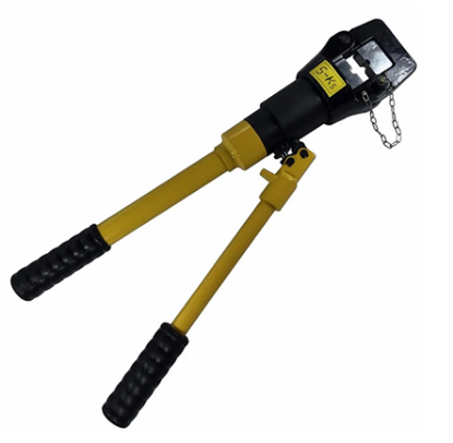 Picture of S-Ks Tools USA JMYQK-400A 16 Tons Hydraulic Crimping Plier Cable Crimper (Black/Yellow)