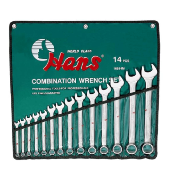Hans Tools Combination Wrench Set(Silver)