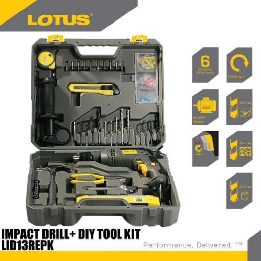 Picture of LOTUS  Impact Drill  Tool Kit LTHD650XL