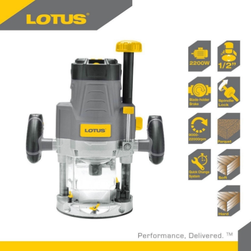 Picture of LOTUS Plunge Router 1/2" 2200W LTPR2200X