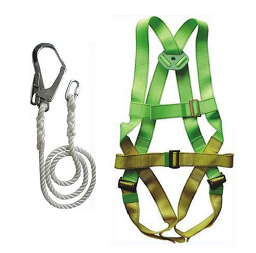 Full Body Harness With Lanyard Big Hook