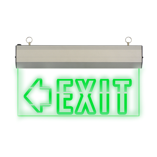 Omni Led Exit Sign Left/Right/Double Arrow Acrylic