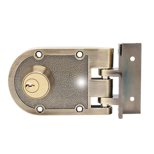 Picture of Rim Locks, Double Cylinder Deadlock V198 1/4