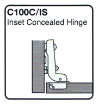 Picture of Self-Closing Cabinet Hinge C100A/FO