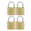 Picture of Key Alike 4 Pieces Brass Padlocks YE1/20/111/4