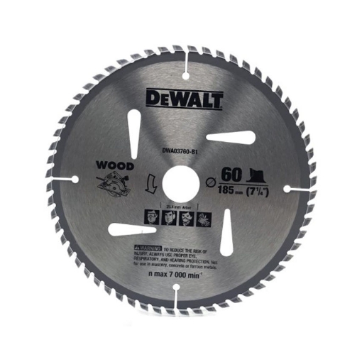 Dewalt Saw Blade for Wood Cutting Saw Blade, 7-1/4 x 60T