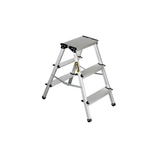 Picture of Jinmao Aluminum 3 Steps Folding Step Ladder, JMA082203