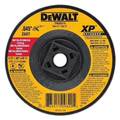 Picture of Dewalt 4" Cutting Disc - DWA8060-B1