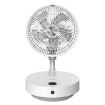 Rechargeable Foldable Telescopic Stand Fan with Night Lamp