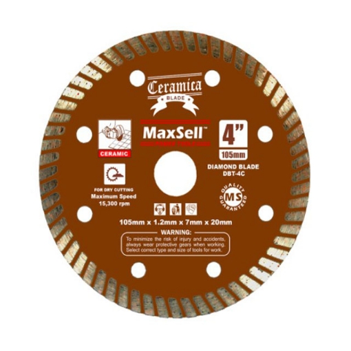 Picture of MaxSell Ceramica (Diamond Blades) for Dry Cutting, DBT-4C