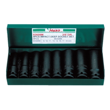 Picture of Hans Deep Impact Socket Set 8pcs. - Inches Size