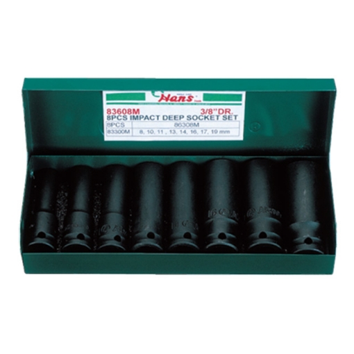 Picture of Hans Deep Impact Socket Set 8pcs. - Inches Size