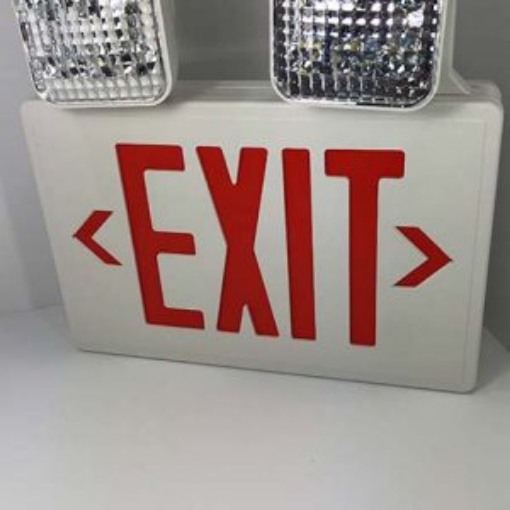 LED Exit Automatic Emergency Lamp Combo