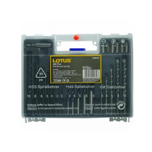 Picture of LOTUS Bit & Tox Set 300pcs LTXT300DBX