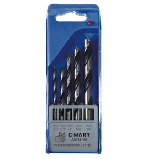 Picture of C-MART 5PCS WOODWORK DRILL BIT SET - A0118-05