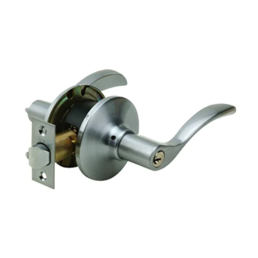 Picture of YALE ENTRANCE TUBULAR LEVER SET SATIN CHROME RIGHT HANDED-YLHL6227U26DRH