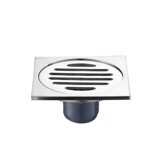 Picture of Axis Square Floor Drain 4''X 4'' 5MM Stainless Steel, AXS40A4402S