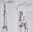 ON-WALL SHOWER BAR SET,ROUND SS-AXS52300S