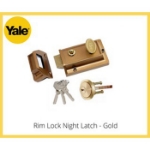 Picture of Yale V78GL, V78AB, Rim Lock Night Latch, V78564GL