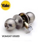 Picture of YALE VCA4147 US32D, VCA4147 US11, VCA4147 US5, Stainless Steel Cylindrical Knobset, VCA4147US32D