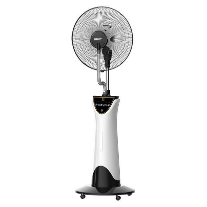 16″ Rechargeable Mist Fan with Digital Display and LED Night Light