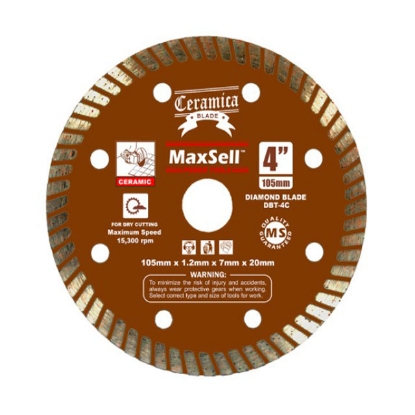 Picture of MaxSell Ceramica (Diamond Blades) for Dry Cutting, DBT-4C