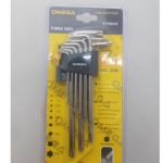 OMEGA 9pcs Torx Key CR-V Tool Steel 