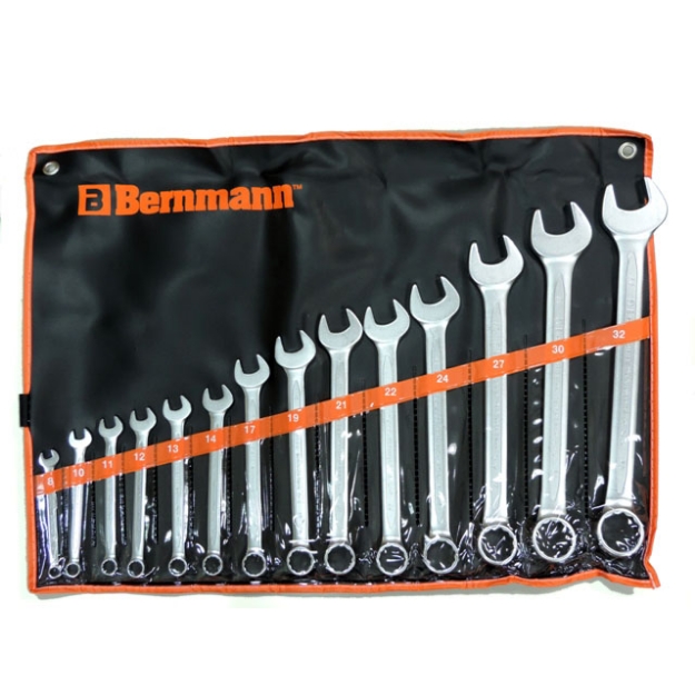 Picture of BERNMANN Combination Wrench (14 Pieces) - B-02-832PB
