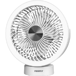 Picture of FIREFLY Rechargeable Mini Desk Fan with Ring Lamp - FEL664