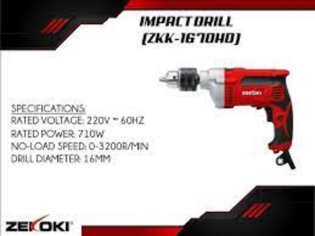 Picture of (CYLINDRICAL IMPACT DRILL) - ZKK-1670HD