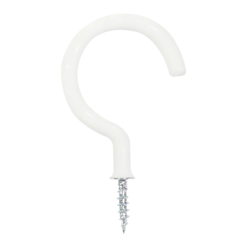 Picture of MILLER CUP HOOK PVC COATED 7/8INCHES 20-PC WHITE