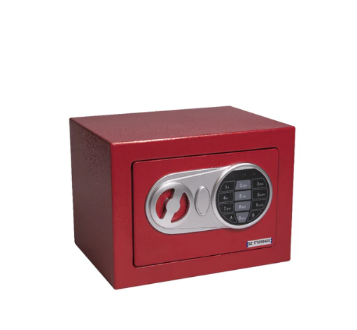 Picture of SAFEWELL DIGITAL SAFE MINI 170X230X170MM RED SF17CIRED