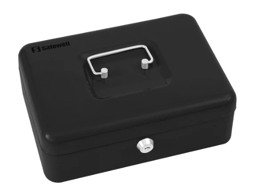Picture of SAFEWELL CASH BOX 25CM BLACK SFYFC25